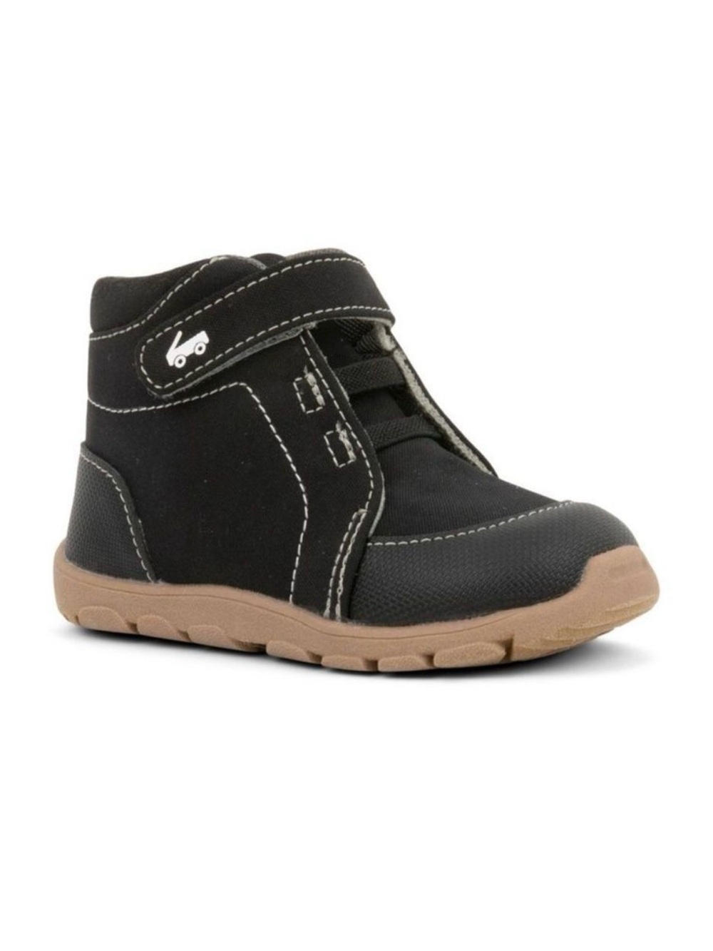 See Kai Run Basics Toddler Quinn Sneakers - Black // 4